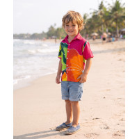 Hand Painted Rayon Kids Shirt